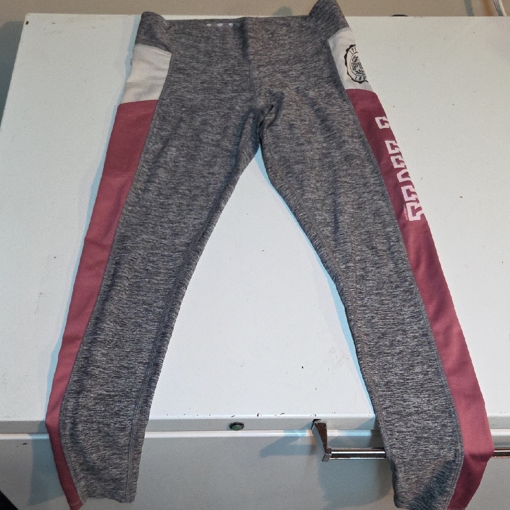 PINK Victoria's Secret Gray and Pink Ultimate Leggings womens Sz XL ✨️5/$30